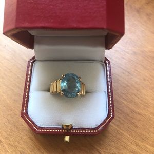 Stunning blue topaz